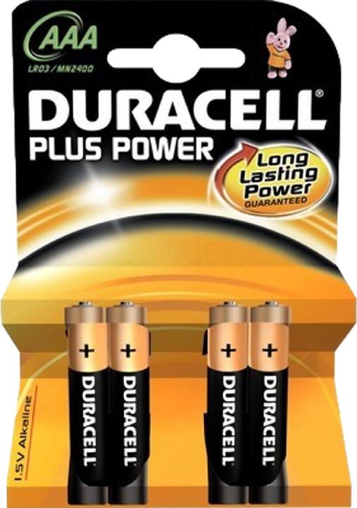 Produktbild Duracell Plus (4 Stk., AAA, 1175 mAh)