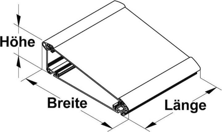 Produktbild Bopla Pult-Gehäuse 300 x 181 x 68 Al (Gehäuse)