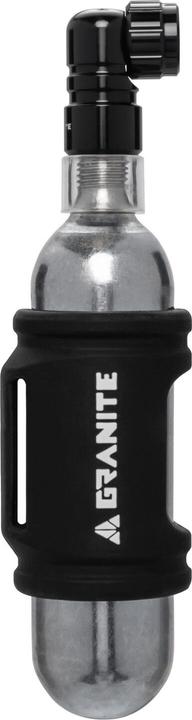 Immagine prodotto Granite Portacartucce CO2 Punk LARGE - supporto in silicone per cartucce da 25 grammi, NERO - nero