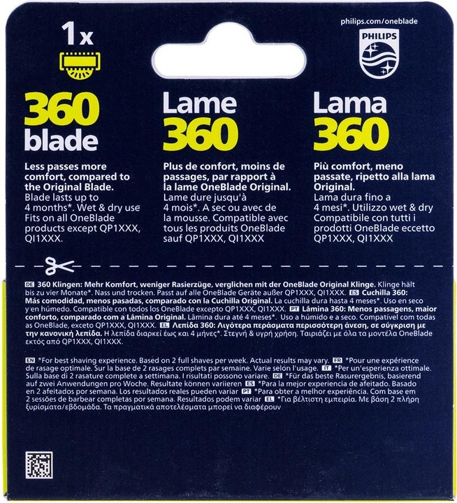 Productafbeelding Philips OneBlade mes 360 (1 x)