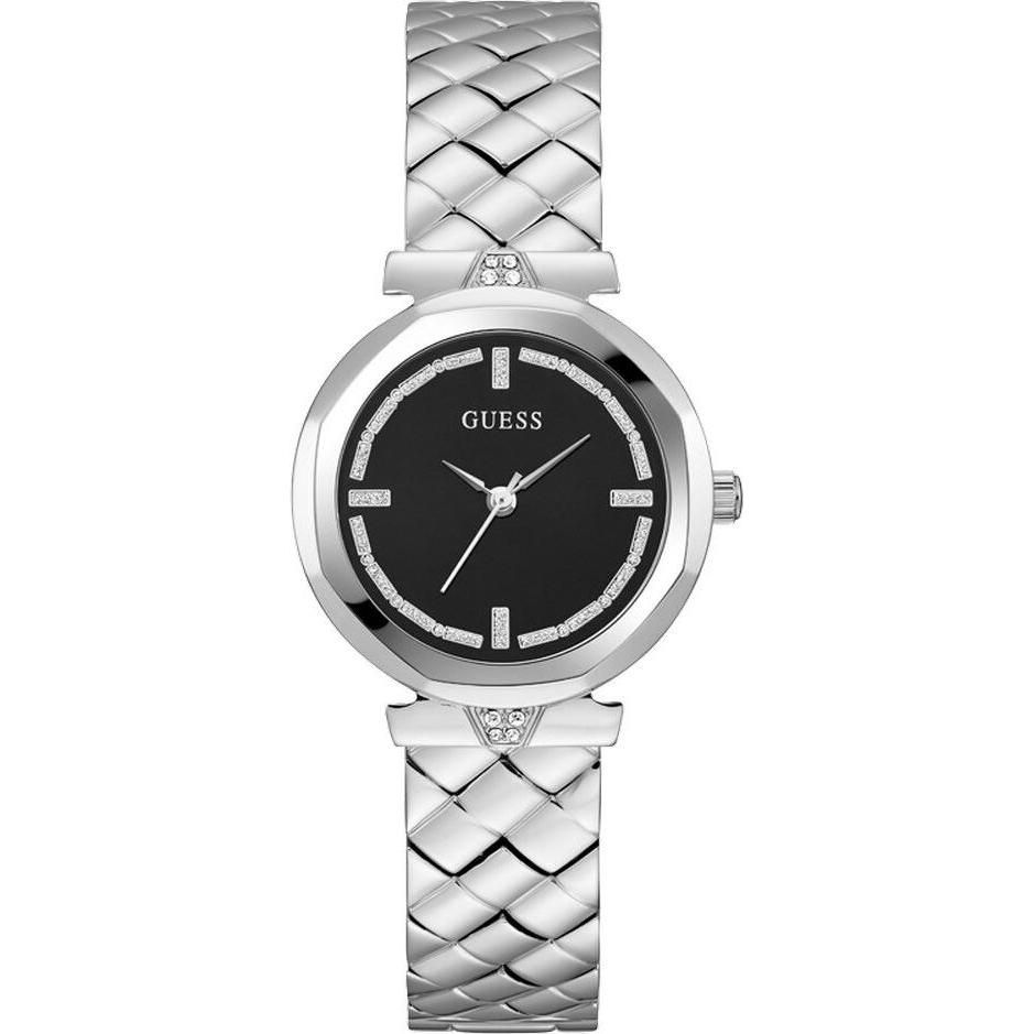 Guess, Armbanduhr, Uhren DAMEN GW0613L1, Silber, (Chronograph)