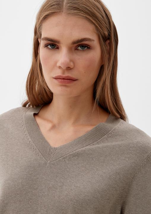Produktbild s.Oliver Strickpullover Strickpullover aus Baumwollmix (36)