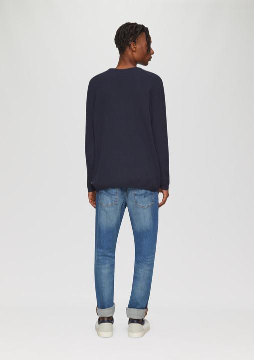 Produktbild S.Oliver Strickpullover Strickpullover mit Rippstruktur (M)
