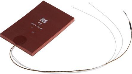 Produktbild RS PRO Heater Mat, Foam Ins, 100 x 150mm, 100W