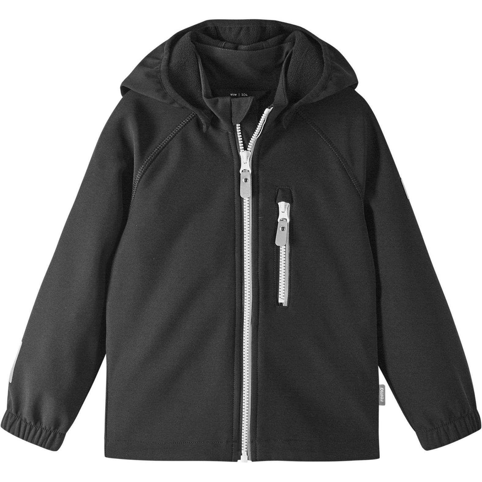 Reima, Unisex, Jacke, Vantti Softshell Jacke (98), Schwarz, 98