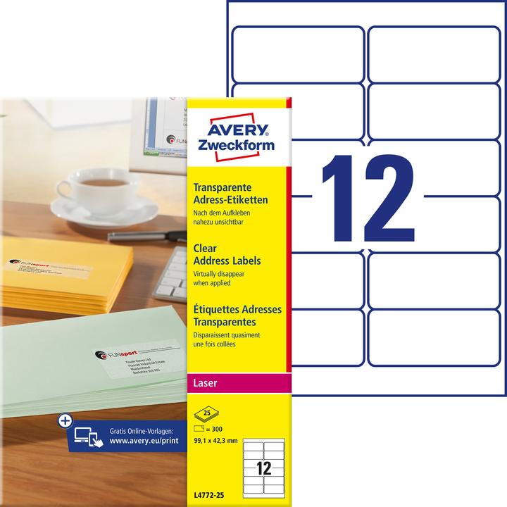 Produktbild Avery Adress-Etiketten
