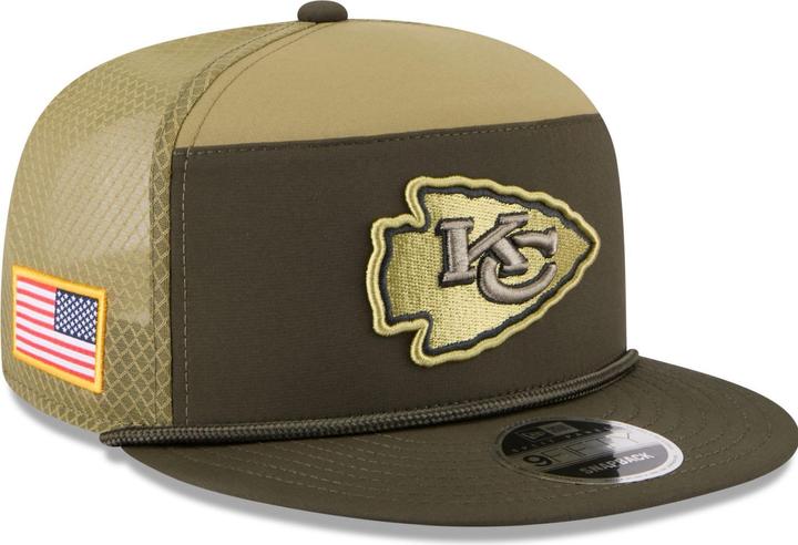 Produktbild New Era 9Fifty Split Panel Cap - Salute Kansas City Chiefs (One Size)
