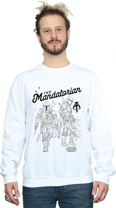 Immagine prodotto Star Wars The Mandalorian Hunter Profile Felpa Uomo (4XL)