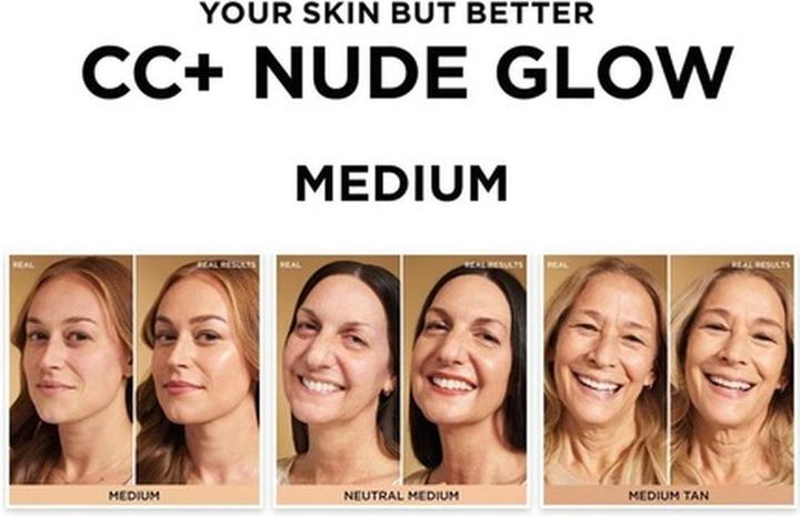 Image du produit It Cosmetics CC NUDE GLOW fond de teint léger sérum éclat SPF40 neutre moyen 32 ml (Neutre Moyen)