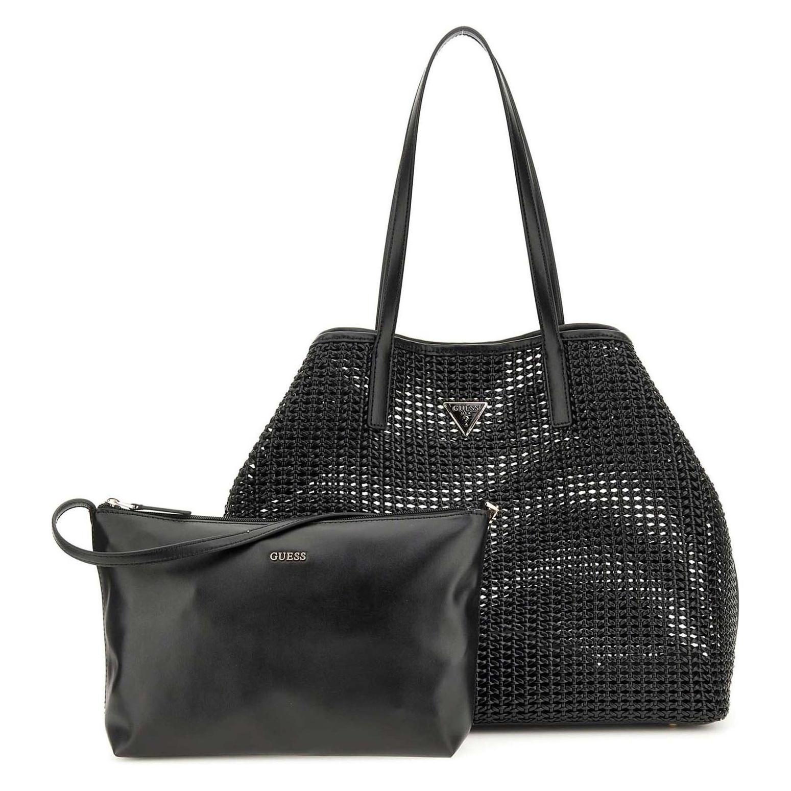 Guess, Unisex, Tasche, Brigitta Large 2 In 1 Tote, Schwarz