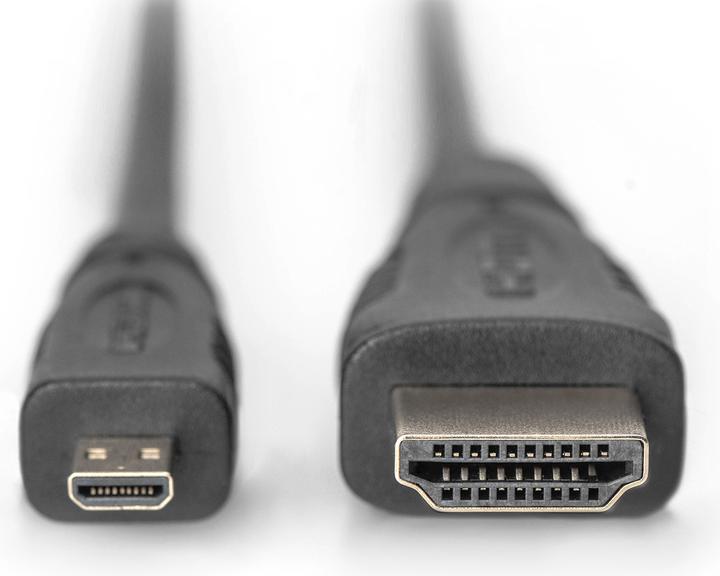 Immagine prodotto Digitus micro HDMI (Typ D) — HDMI (Typ A) (1 m, HDMI, 1.4)