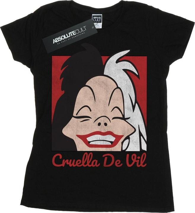 Produktbild Disney Cruella De Vil Cropped Head TShirt (M)