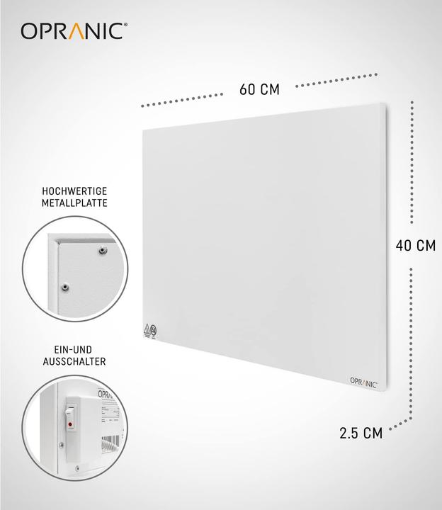 Produktbild Opranic Infrarotheizung Metal 350W