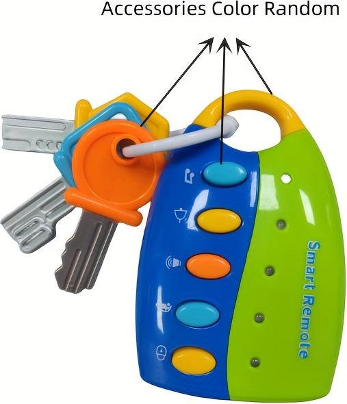 Produktbild Activity Board Baby-Spielzeug-Musik-Cartoon-Autoschlüssel, Gesangs-Smart-Remote-Autostimmen, Rollenspiel