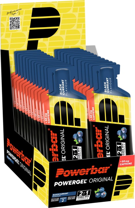 Actual product image Powerbar PowerGel Original (Black currant, Caffeine, 24 pcs., 984 g)