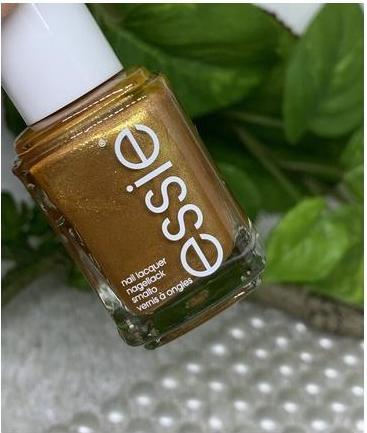 Actual product image Essie nail polish - not so silent night 878 (878 Not So Silent Night Gold Shimmer, Colour paint)