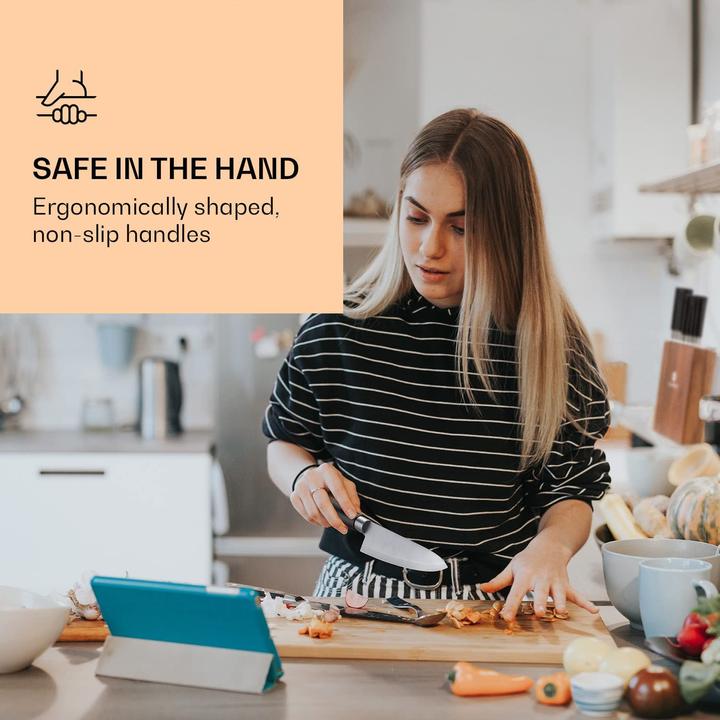 Produktbild Klarstein Kitano Messerblock Set 8-tlg