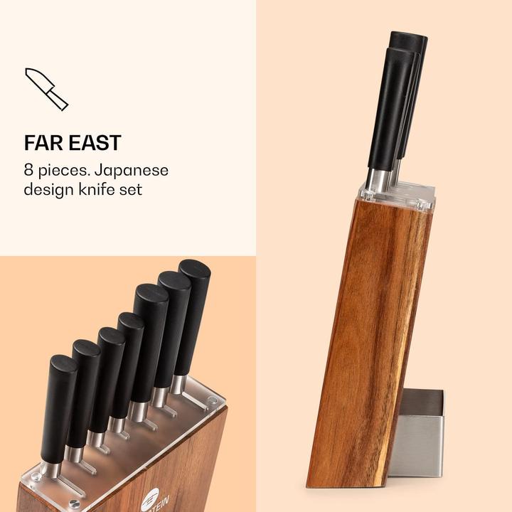 Produktbild Klarstein Kitano Messerblock Set 8-tlg