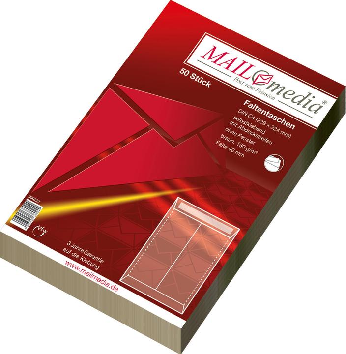 Immagine prodotto Mayer-Network 50 buste C4 marrone 120g hk m fold (50 pz.)