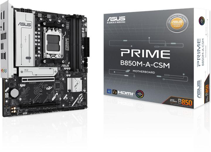 Productafbeelding ASUS Prime B850M-A-CSM (AM5, AMD B850, mATX)