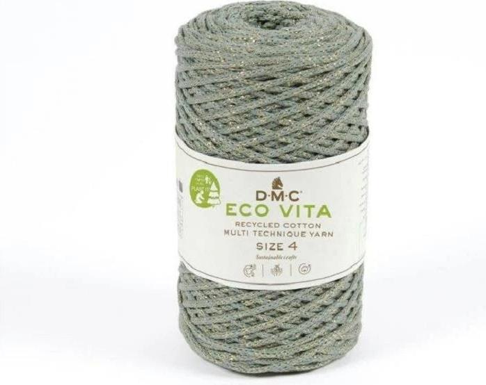 Image du produit DMC Eco Vita 4, métallique (200 m)