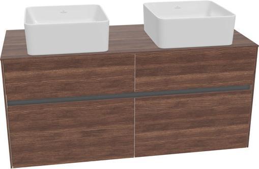 Produktbild Villeroy & Boch Collaro Waschbeckenunterschrank 1200x548x500 mm, 4 Auszüge, für 2 Waschbecken, C0 (127 x 50 x 57 cm)