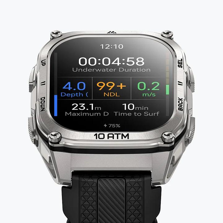 Actual product image Kospet Smartwatch Tank M4 Silber
