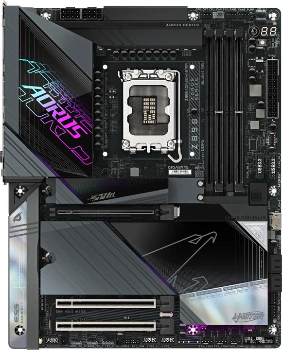 Actual product image Gigabyte Z890 AORUS MASTER (LGA 1851, Intel Z890, ATX)