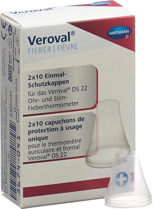 Actual product image Veroval One time protective caps