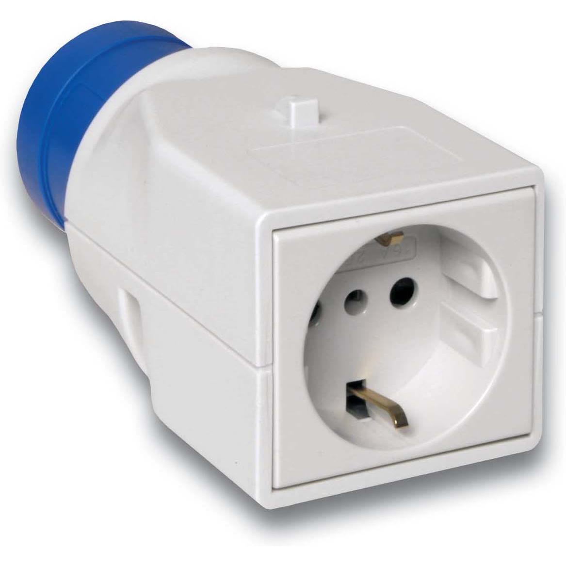 Schneider Electric SE PKZA203 Adapter Cee-Schuko Ip20 16A 230V 3P, Elektronikzubehör + Gehäuse