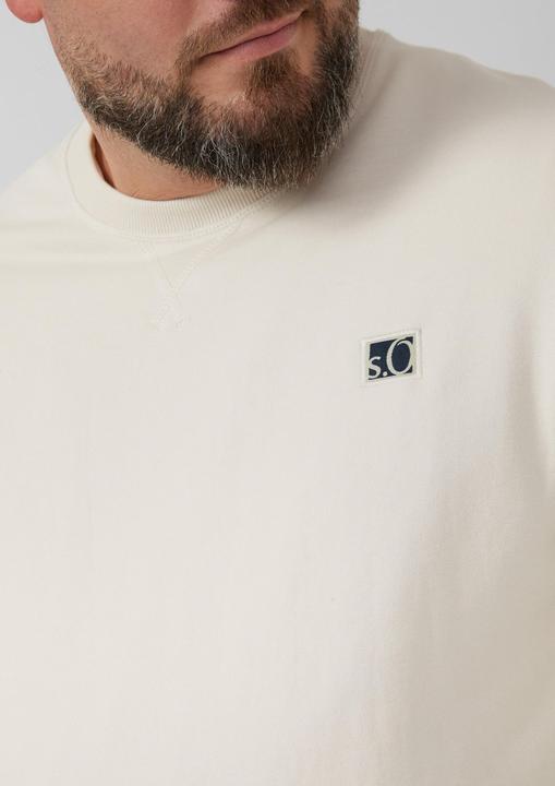 Produktbild s.Oliver Sweatshirt Sweatshirt aus Baumwollmix mit Crew Neck (5XL)
