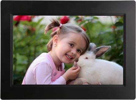 Actual product image Benel Frameo Digital Photo Frame HF-101B Black 10.1 Inch (10.10", 1280 x 800 pixels)