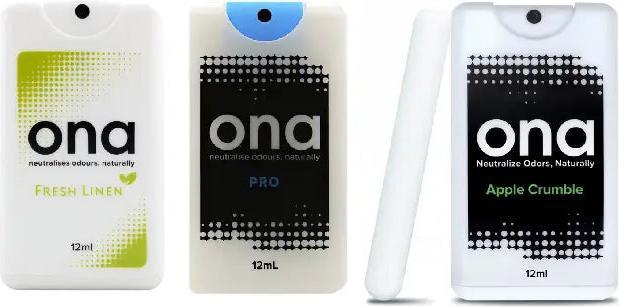 ONA 3-Set Card Sprayer - 3 Düfte