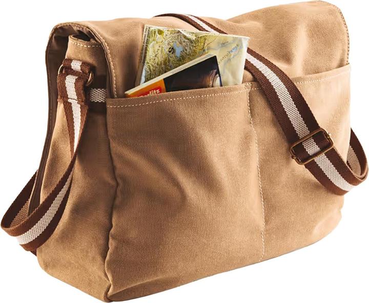 Actual product image Quadral Vintage Canvas Despatch Bag - 14 Litres