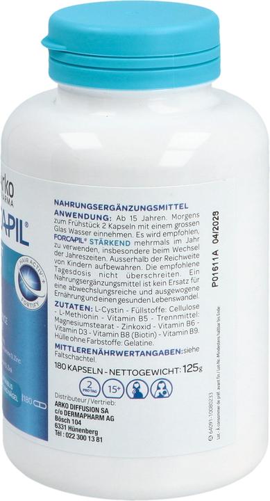 Immagine prodotto Arkopharma Forcapil (180 Pezzo/i, Pillole, 111 g)