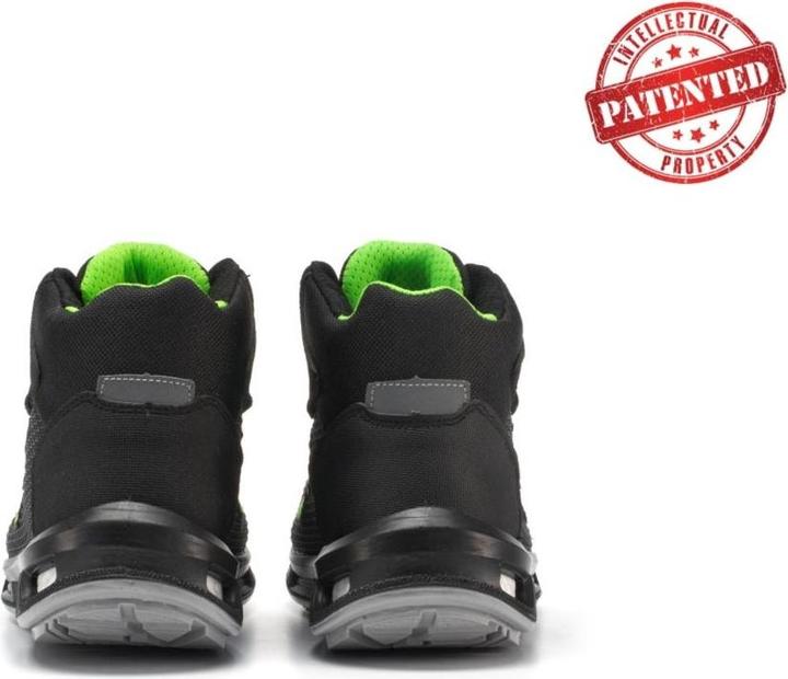 Produktbild U-Power Sicherheitsstiefel RedLion HARD Grösse 46 schwarz/grün S3 SRC ESD EN ISO 20345 Putek Technology (S3, 46)