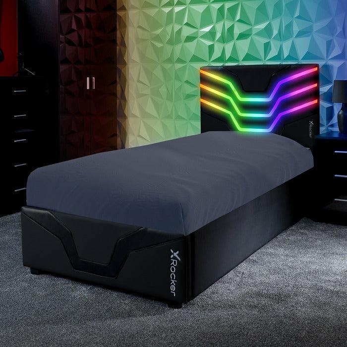 Actual product image X Rocker Xrocker Cosmos RGB Gaming Single Bed (90 x 190 cm)