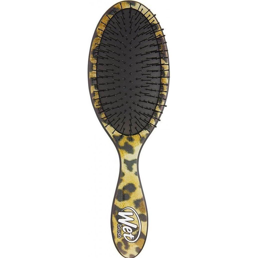 Wet Brush, Haarbürste + Kamm, Original Detangler Safari Dark Grey Leopard - Hairbrush -
