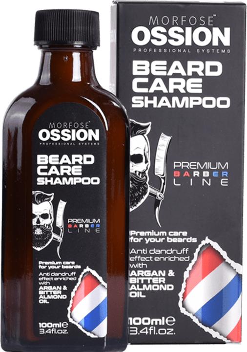 Produktbild Morfose Ossion Beard Care Shampoo Beard Shampoo 100Ml (Flüssiges Shampoo, 100 ml)