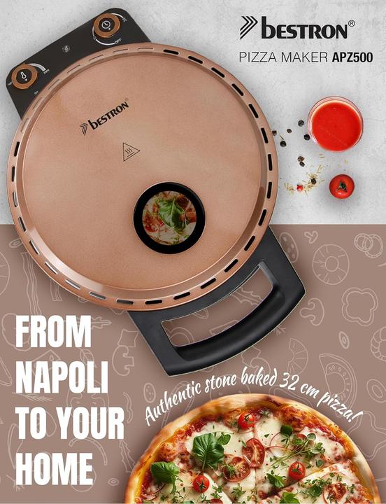Actual product image Bestron Pizzamaker, Kuppfer