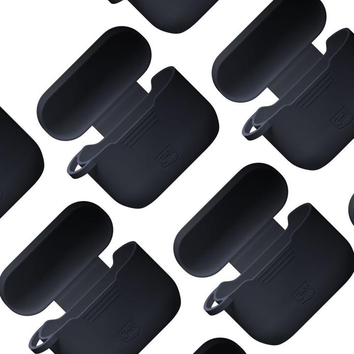 Produktbild 3MK Etui Silicone AirPods Case do Apple AirPods Pro 3 czarny (Kopfhörer Hülle)