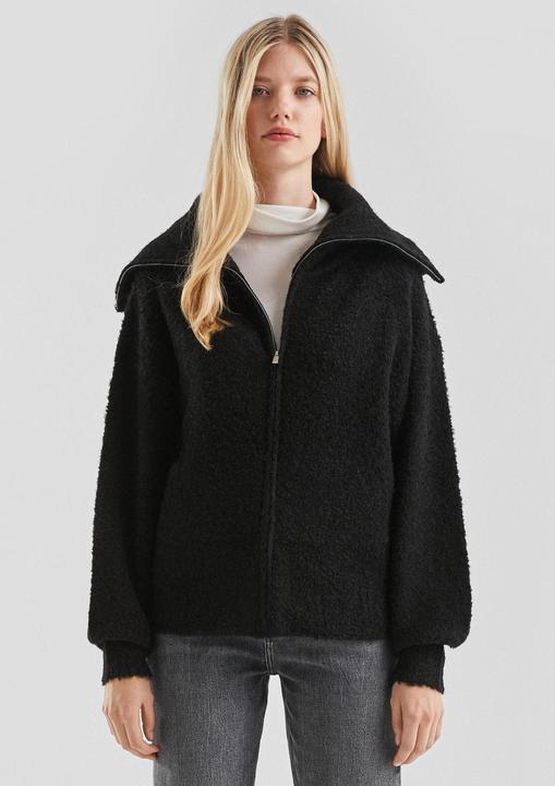 Produktbild s.Oliver Strickjacke Bouclé-Strickjacke (M)