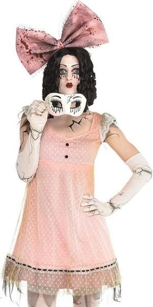 Amscan Erwachsenenkostüm Creepy Doll Grösse S (S)