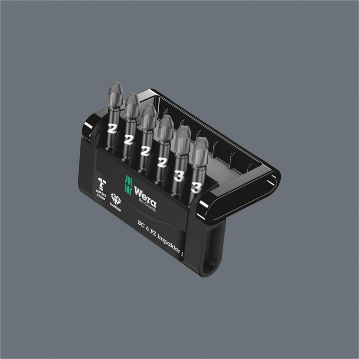 Produktbild Wera Bit-Check 6 PZ Impaktor 1 (Kreuz Pozidriv PZ)