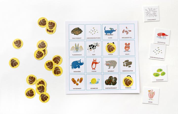 Actual product image Animal Poop Bingo (German)