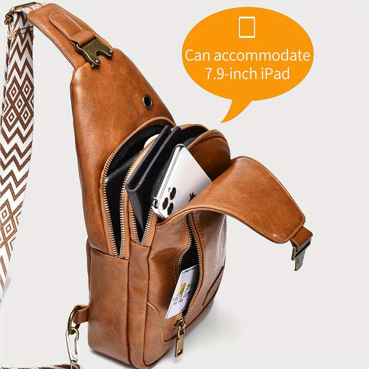 Produktbild Only-Bags.Store Leder Umhängetasche Set: PU-Material, wasserdicht, grosses Fassungsvermögen, geeignet für Studenten