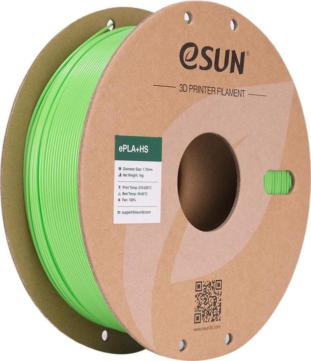 Produktbild eSUN EPLA+HS 1,75mm PEAK GREEN 1kg (PLA+, 1.75 mm, 1000 g, Grün)