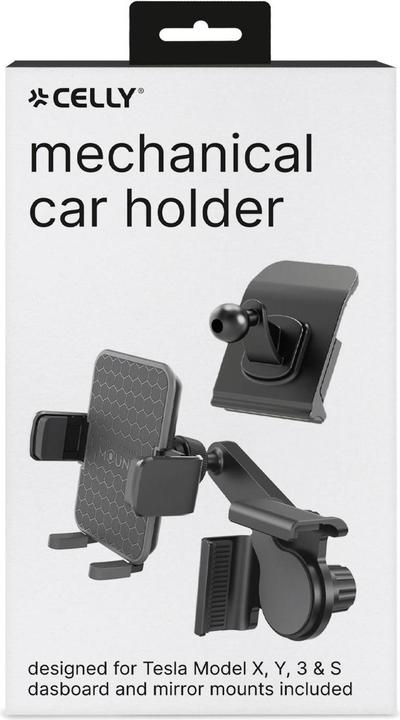 Actual product image Celly Smartphone holder Mount Plus Tesla