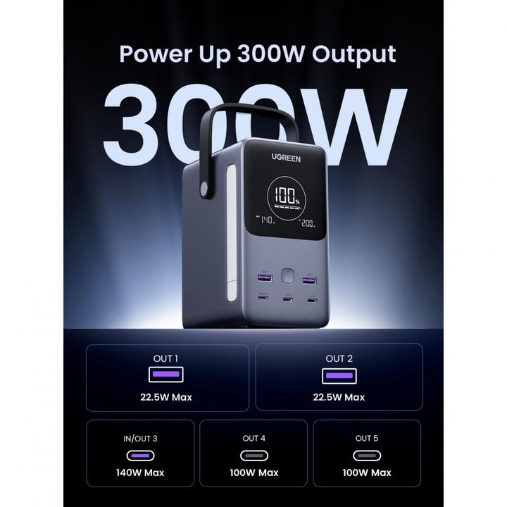 Produktbild Ugreen Nexode (48000 mAh, 300 W, 153.60 Wh)