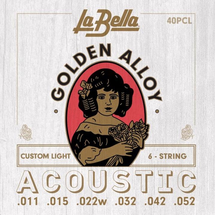 Image du produit La Bella 40PCL Alliage d'or 011/052 (6x, Guitare, 0.05")